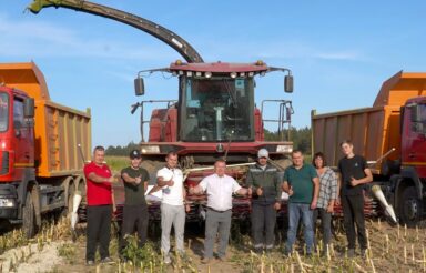 Комбайн GOMSELMASH FS650 установил рекорд на заготовке силоса в Беларуси
