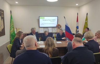 Антон Жуков, генеральный директор Агроснабтехсервис, на заседании Совета АККОН