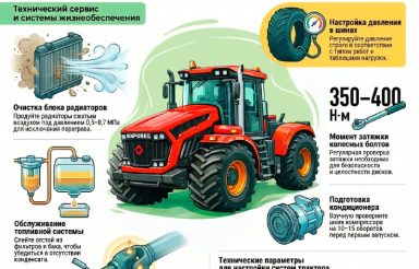 Подготовка трактора